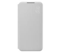 Funda Galaxy S22 Cierre Inteligente LED View Cover Original Plateado