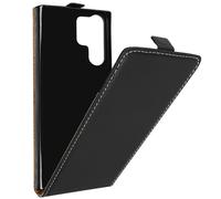 Funda Galaxy S23 Ultra Solapa Vertical con Tarjetero Efecto Cuero