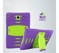 Funda Galaxy Tab A 8.0 Híbrido Tres Capas PC + Silicona Funda Carcasa con Kickstand Robusto Defender Cover para Samsung Galaxy Tab A 8.0 (Morado)