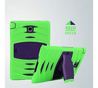 Funda Galaxy Tab A 8.0 Híbrido Tres Capas PC + Silicona Funda Carcasa con Kickstand Robusto Defender Cover para Samsung Galaxy Tab A 8.0 (Verde)