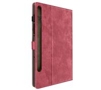 Funda Galaxy Tab S9 y S9 FE Cartera Multi-compartimento Soporte para Vídeo Rojo
