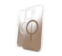 Funda Gear4 ZAGG Milan Snap - Funda transparente compatible con MagSafe con detalles de alta calidad - para Apple iPhone 13 Pro Max - Dorada 702008223