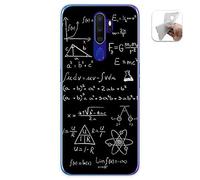 Funda Gel TPU para OPPO A9 2020 diseño Formulas Dibujos