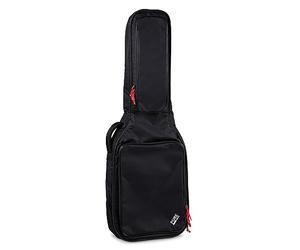 Funda GEWA Pure Serie 120 para guitarra eléctrica negro, acolchado de espuma de 20mm con bolsillo grande para partituras