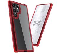 Funda Ghostek COVERT Red S22 5G, transparente, r gida, a prueba de golpes, fina, ligera y resistente, dise ada para Samsung Galaxy S22 (6.1"") (Ed