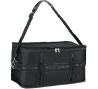 Funda Gigbag XDrum para Bongos (6,5" + 7,5", tejido de nylon, resistente al agua, acolchada, con asa de transporte, 20 x 40 x 20 cm) negra