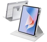 Funda Giratoria Compatible con Huawei MatePad 11.5 S 2024 con Soporte para Bolígrafo, Rotación de 360° Respaldo Clara, Auto Activación/Reposo, Gris