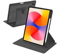 Funda Giratoria Compatible con Huawei MatePad SE 11 Pulgadas 2024 con Soporte para Bolígrafo, Rotación de 360° Respaldo Clara, Auto Activación/Reposo, Negro