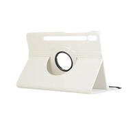 Funda giratoria de Cuero PU for Tableta Adecuada for Samsung Galaxy Tab S10 FE/Lite 10,9 Pulgadas X520 X526B X400 X406B Funda con Soporte(White,For S10 FE X520)