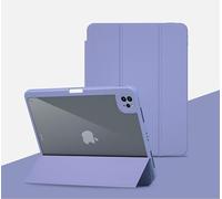 Funda giratoria para iPad Pro2020 de 11 Pulgadas, 2 en 1, Funda Transparente extraíble y Funda Protectora semisilicona con Soporte para bolígrafo, Ligera Funda de Soporte para Reposo y Encendido