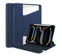 Funda giratoria premium compatible con iPad Pro 11 con teclado - Soporte ajustable de 360, diseño delgado y ligero.
