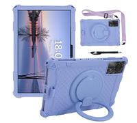 Funda Giratoria Retro Universal para Tablet De 11 Pulgadas Compatible con DOOGEE T30 Pro /T30S/T30E/T30SE, Blackview Tab 90 WiFi/Tab9 WiFi, TECLAST P50/T50HD, OUKITEL OT8/OT11(Morado)