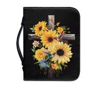 Funda grande impermeable para la Biblia con asa y regalos patrióticos de Navidad, bolsa de la Santa Biblia, Portada de la Biblia B, 9.2 X 6.3 in, Mochilas Tote