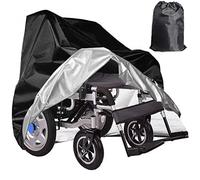 Funda grande para silla de ruedas, impermeable, a prueba de polvo y plegable, de tela Oxford 210D, para andadores grandes, sillas de ruedas eléctricas y ayudas de movilidad (100 x 66 x 102 cm)