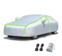 Funda Gruesa Coche Completa para AIXAM City 3000x1500x1500mm|Funda Coche Todo Clima Antigranizo-Algodón Reforzado Impermeable Antiviento Protección UV