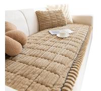 Funda gruesa lavable para sofá y sillón de cuero de 1 a 4 plazas, protector de perros y mascotas (café 90 x 240 cm), protección de muebles y fácil cuidado