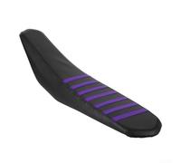 Funda gruesa para sillín de bicicleta eléctrica Sur-Ron Light-Bee X SE, cojín de asiento de piel sintética de alta elasticidad con textura de fibra de carbono, resistente a la intemperie (morado)