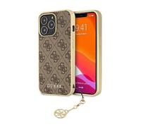 Funda Guess 4G Charms Collection Marrón - iPhone 13 Pro Max
