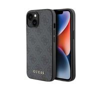 Funda Guess 4G Metal Logo Oro Gris - iPhone 15 Plus