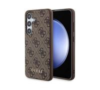 Funda Guess 4G Metal Oro Logo Marrón - Galaxy A35