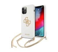 Funda Guess Cadena para Móvil Blanco - iPhone 12/12 Pro