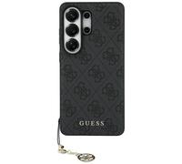 Funda Guess Classic Galaxy S26 Ultra De Cuero Sintético Gris Con Cadena Dorada