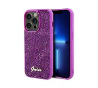 Funda Guess Disco Metal Script Fucsia - iPhone 14 Pro