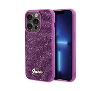 Funda Guess Disco Metal Script Fucsia - iPhone 15 Pro