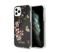 Funda Guess Flower Shiny Collection N4 Negra - iPhone 11 Pro Max