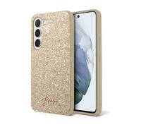 Funda Guess Glitter Flakes Metal Logo Gold - Galaxy S23+