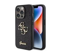 Funda Guess Glitter Script 4G, Negra - iPhone 15 Pro Max