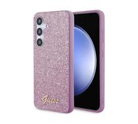Funda Guess Glitter Script Púrpura - Galaxy S24