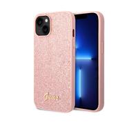 Guess GUHCP14MHGGSHP - Carcasa rígida para iPhone 14 Plus de 6,7", Color Rosa y Negro