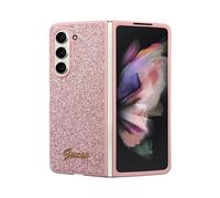 Funda Guess Glitter Script Rosa - Samsung Galaxy Z Fold 5