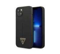 Funda Guess GUHCP13SSLTGK Triángulo de silicona Negro - iPhone 13 Mini