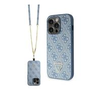 Funda Guess GUHCP14LP4TDSCPB 4G Crossbody Azul - iPhone 14 Pro