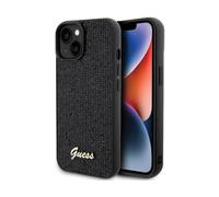 Funda Guess GUHCP14SPMSDGSK Metal Script Disco Negro - iPhone 13/14/15