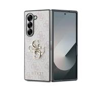 Funda Guess GUHCZFD64GMGPI Piel 4G Metal Logo Rosa - Galaxy Z Fold6