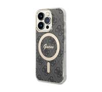 Funda Guess IML 4G Para Magsafe Negro - iPhone 15 Pro Max
