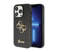 Funda Guess iPhone 14 Pro Max, Negra - Glitter Script Big 4G