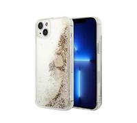 Funda Guess Liquid Glitter Charms Oro - iPhone 14