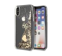 Funda Guess Liquid Glitter Charms Oro - iPhone X / XS