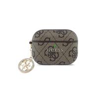 Funda Guess para AirPods 3 - Carcasa Marrón con Estampado Clásico