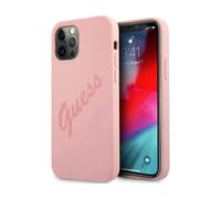 Funda Guess Script Vintage Rosa - iPhone 12 / 12 Pro