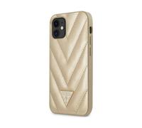Funda Guess V-Quilted Collection Oro - iPhone 12 Mini