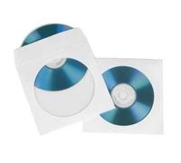 Funda Hama Protección CD/DVD Papel Blanca Pack 25 Unidades