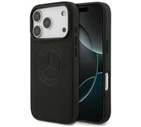 Funda Hardcase Para iPhone 17 Pro Mercedes De Cuero Real Negro MagSafe