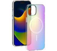 Funda híbrida compatible con con reflejos holográficos para iPhone 15 Plus