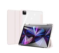 Funda híbrida delgada para iPad Pro 12.9, cubierta protectora con parte trasera transparente y cierre magnético para encendido/apagado automático.