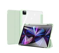 Funda híbrida delgada para iPad Pro 12.9, cubierta protectora con parte trasera transparente y cierre magnético para encendido/apagado automático.